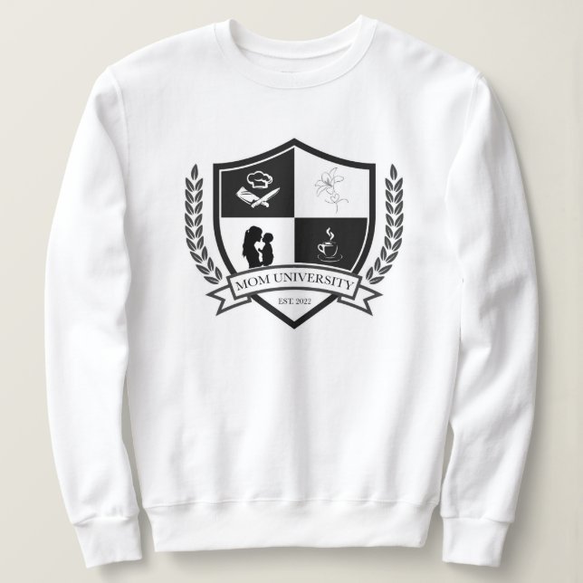 Sudadera Mami University est. 2022 (Anverso del diseño)
