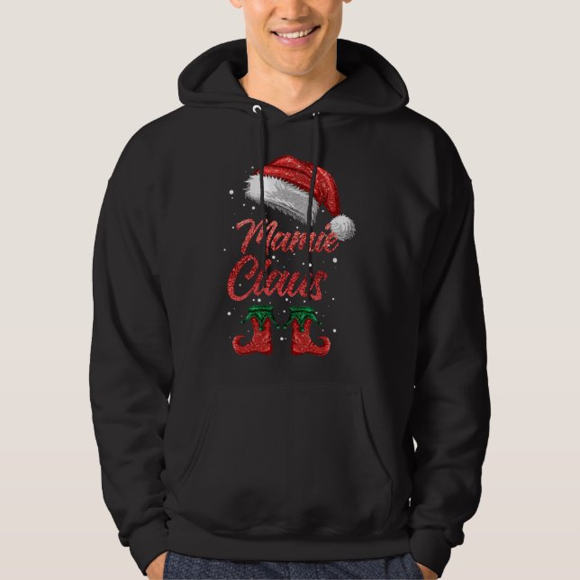 Sudadera Mamie Claus Mateo Familia Feliz Navidad Santa Navi (Anverso)