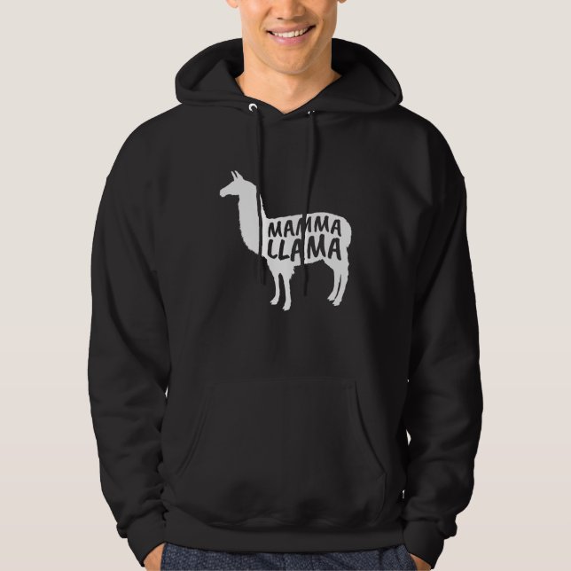 Sudadera Mamma Llama Alpaca Lover (Anverso)