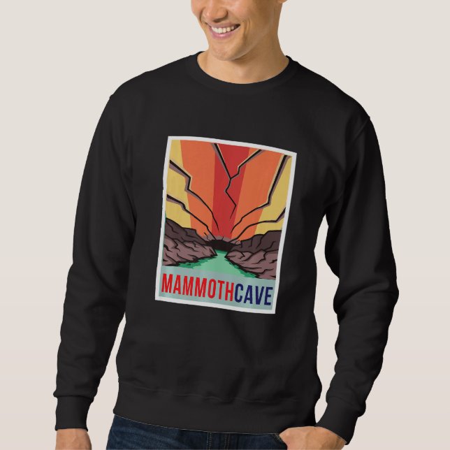 Sudadera Mammoth Cave Retro National Park Souvenir Kentucky (Anverso)