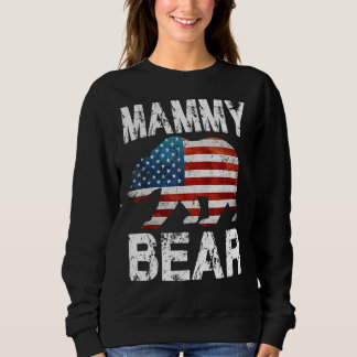 Sudadera Mammy Bear Bandera Patriótica Familia 4 De J