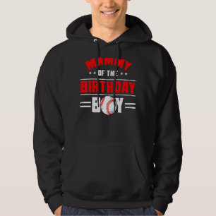 Sudadera Mammy Of Birthday Béisbol Tema Familia Bd