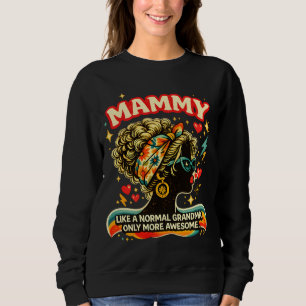 Sudadera Mammy Retro Increíble Abuela Vintage Regalo Groovy