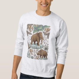Sudadera Mamut Lanudo de la Edad de Hielo Vintage