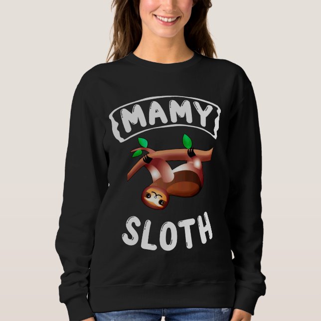 Sudadera Mamy Sloth Pegatina 2020 (Anverso)