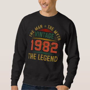 Sudadera Man Myth Legend 1982 40th Birthday Gift 40 Years O