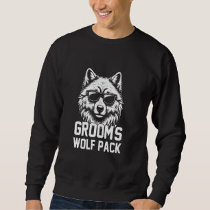 Sudadera Manada de amigos íntimos del novio Groomsmen despe