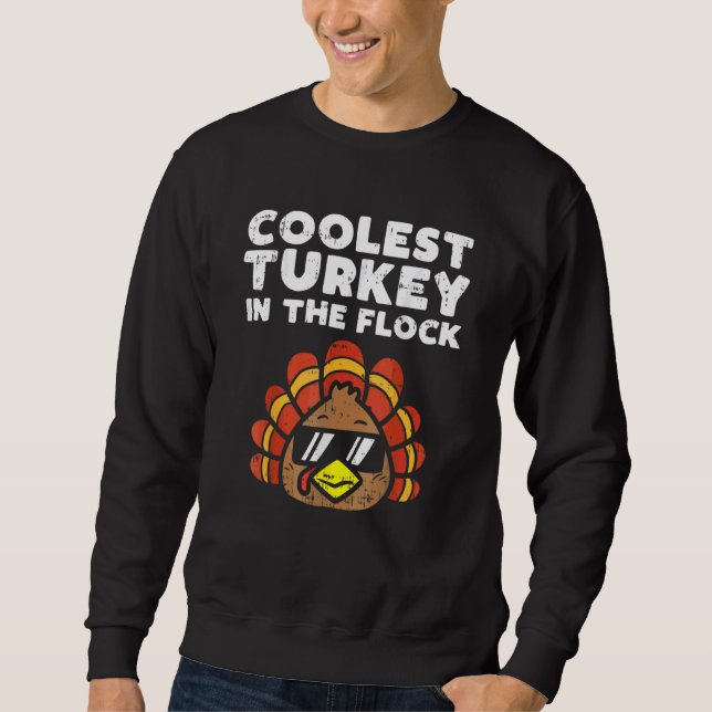 Sudadera Manada De Pavo Más Fría Niños Chicos G (Anverso)