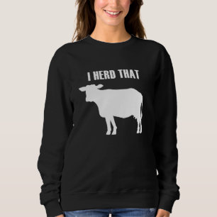 Sudadera Manada Que Irónicamente La Granja De Vaca Cita Cam