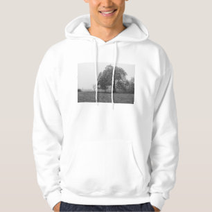 Sudadera Mañana de otoño brumoso en escala de grises