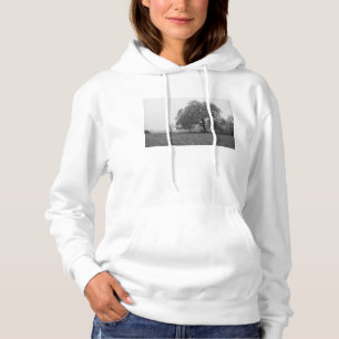 Sudadera Mañana de otoño brumoso en escala de grises