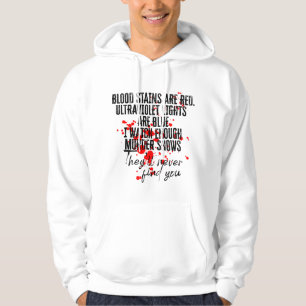 Sudadera Manchas Divertidas De Sangre Son Rojas Las Luces U