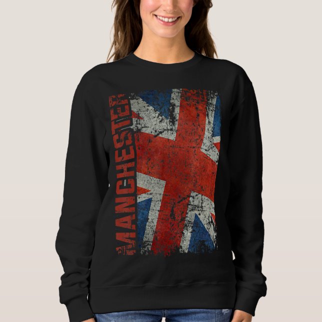 Sudadera Manchester England Reino Unido (Anverso)