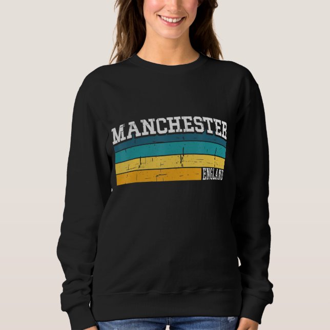 Sudadera Manchester Style de los años 80 Inglaterra (Anverso)