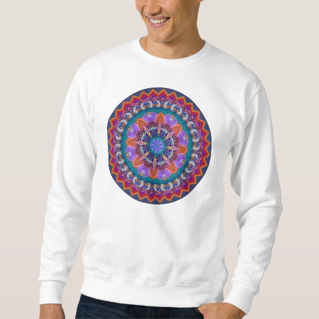Sudadera Mandala 22015 del foco de la tarde (Anverso)