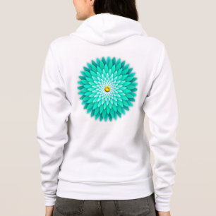 Sudadera Mandala de Flor Azul-68566