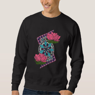 Sudadera Mandalá de Flor de Loto Floral Espiritual Yo Color