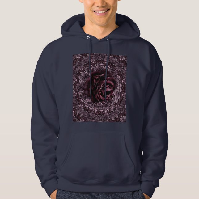Sudadera Mandala de rosa  (Anverso)