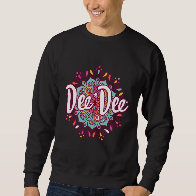 Sudadera Mandala Dee Dee Mujeres Navidades Abuelas Cumpleañ (Anverso)