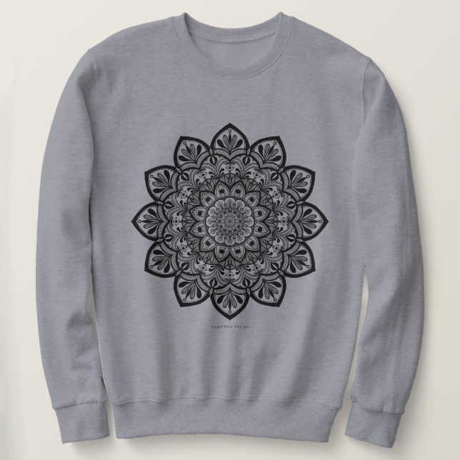 Sudadera Mandala diaria (Anverso del diseño)