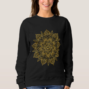 Sudadera Mandala dorada