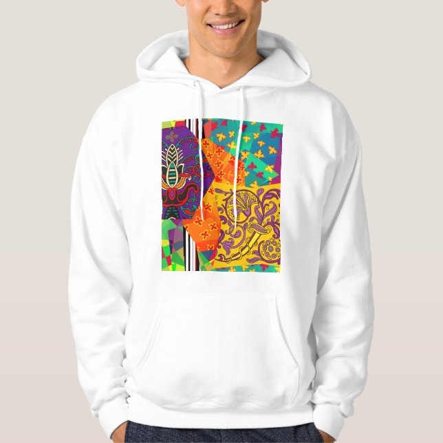 Sudadera Mandala festiva india turca (Anverso)