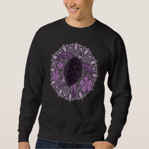 Sudadera Mandala Flores Océanos de tortuga marina Animal Ha