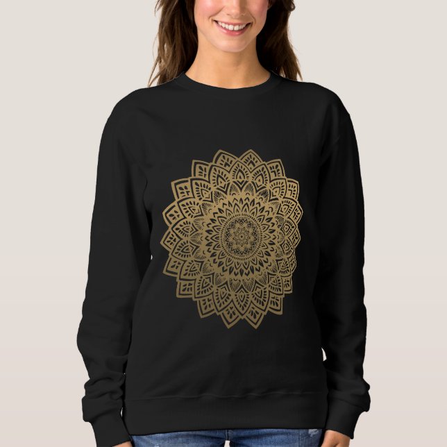 Sudadera Mandala Gold (Anverso)