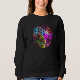 Sudadera Mandala Moon Chakra Árbol Vida Motivadora Positis
