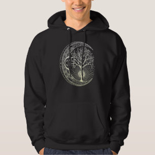 Sudadera Mandala Moon Tree Of Life Tattoo Style