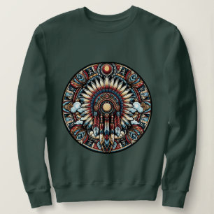 Sudadera Mandala nativa norteamericana