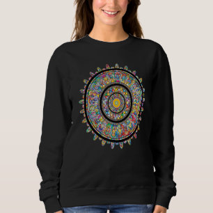 Sudadera Mandala Sagrada Geometría Prana Yoga Mantra Om
