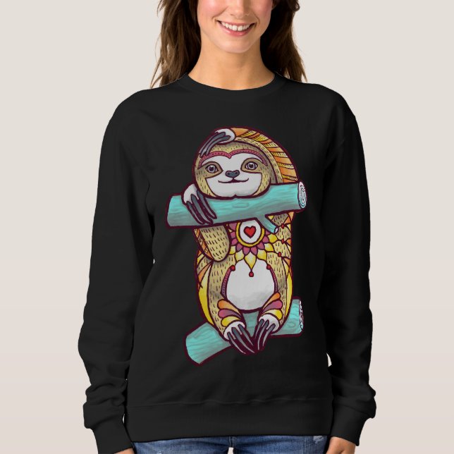 Sudadera Mandala Sloth 86 (Anverso)