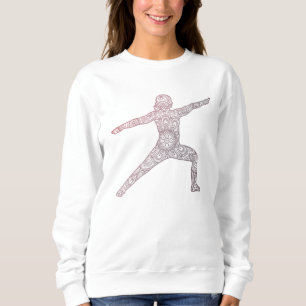 Sudadera Mandala Yoga Pose Mandala Line Art Mandala
