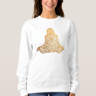Sudadera Mandala Yoga Pose Mandala Line Art Mandala