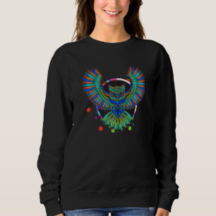 Sudadera Mandalas de búhos I Observador de aves búhos Pájar
