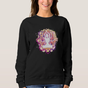 Sudadera Mandalas Flor de la Vida de Mujer con Tatuaje de Y