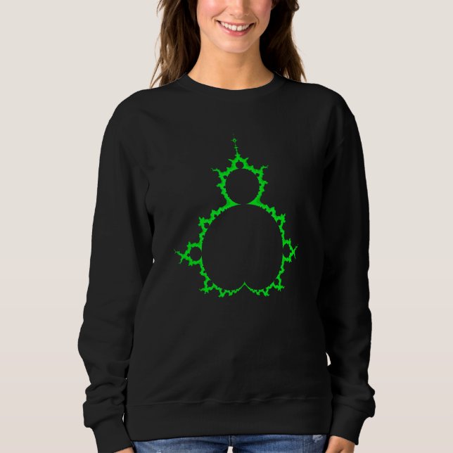 Sudadera Mandelbrot fractal pattern (Anverso)
