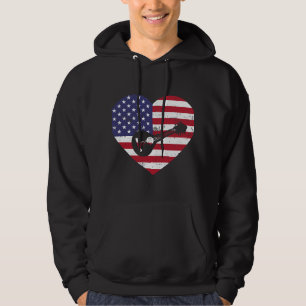 Sudadera Mandolin Lover Estados Unidos Bandera Americana Co