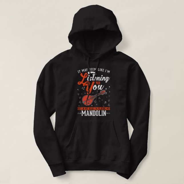 Sudadera Mandolin Lover Mandolinist (Diseño del anverso)