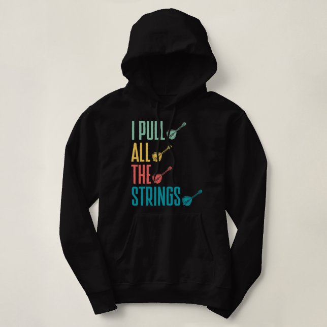 Sudadera Mandolin Lover Mandolinist Me Llevo Todas Las Cade (Diseño del anverso)