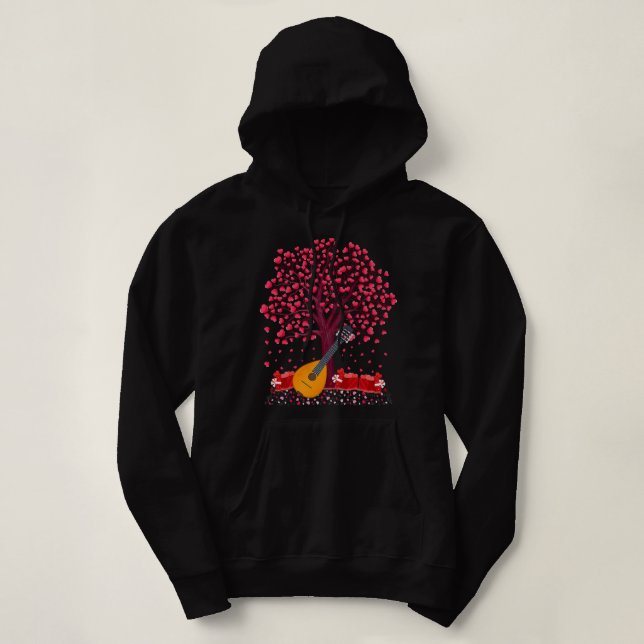 Sudadera Mandolin Lover Music Lover Funny Mandolin Valentin (Diseño del anverso)