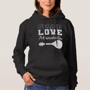 Sudadera Mandolin Lover Peace Love Mandolin Maestro 1