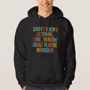 Sudadera Mandolin Lover Pensando En Jugar Diversión De Mand