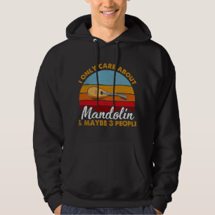 Sudadera Mandolin Lover Retro Style Sunset Mandolin