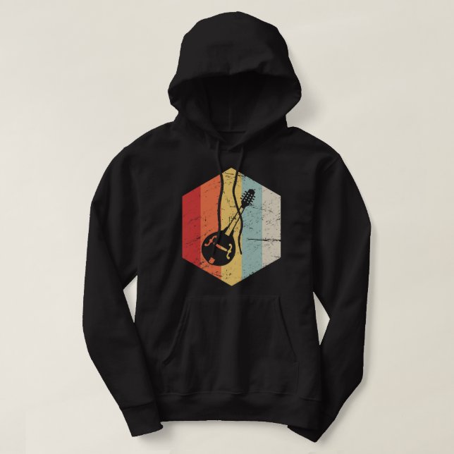 Sudadera Mandolin Lover Retro Vintage (Diseño del anverso)