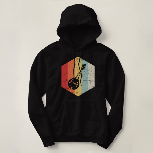 Sudadera Mandolin Lover Retro Vintage (Diseño del anverso)