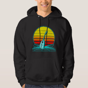 Sudadera Mandolin Lover Retro Vintage Sunset Mandolin