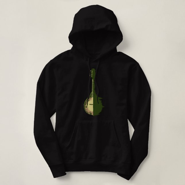 Sudadera Mandolin Lover Trees Reflection 80s Retro Outdoor (Diseño del anverso)