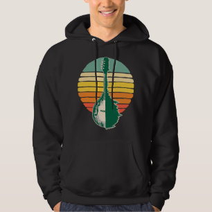 Sudadera Mandolin Lover Trees Reflection 80s Retro Sunset B